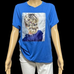 T Shirt Crew Short Sleeve Basic Round Neck Stretch Sz/XL - Picture 1 of 7