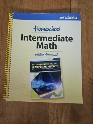 Abeka 7th Grade Intermediate Math Video Manual for Homeschool - Image 1 of 4
