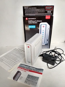 Motorola Cable Modem Surfboard Extreme SB6141 DOCSIS 3.0 Used - Picture 1 of 13