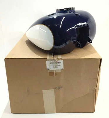 Nuevo tanque de gasolina genuino Harley 2008-2023 Road King Peace azul blanco 61000115DZG Foto 1 de 4