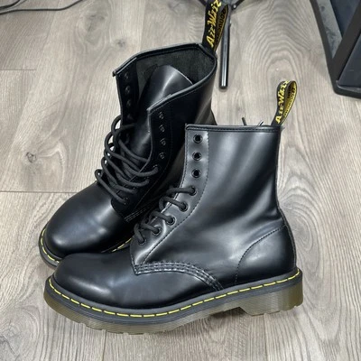 Botas de Combate Dr Doc Martens 11821 Charol Negro Talla 10 BONITAS Foto 1 de 4