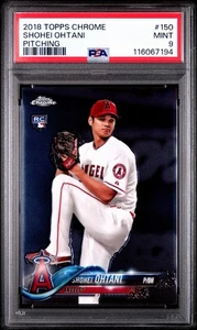 2018 Topps Chrome Shohei Ohtani RC Rookie #150 Angels PSA 9 - Bild 1 von 2