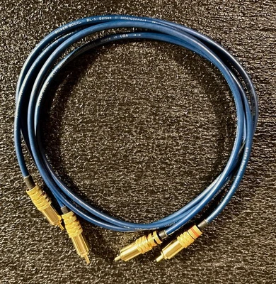 DH Labs Silver Sonic BL-1 Series II  RCA Interconnect Cable 1 Meter Pair - Image 1 of 3