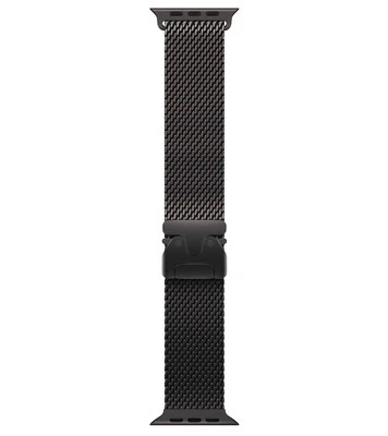 GENUINE APPLE WATCH ULTRA TITANIUM MILANESE LOOP SMALL 49MM BLACK OFFICIAL