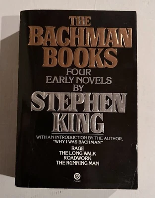 The Bachman Books Four Early Novels Stephen King 1985 PB- RAGE 1st Plume Omnibus - Image 1 of 4