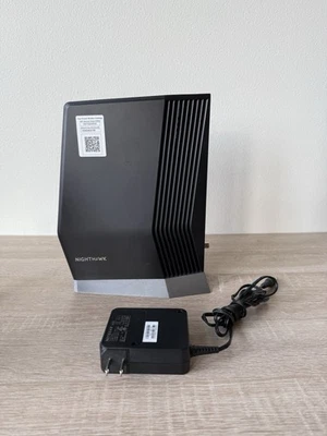 NETGEAR Nighthawk AX8 AX6000 8-Stream WiFi 6 Cable Modem Router CAX80 Tested - Image 1 of 4