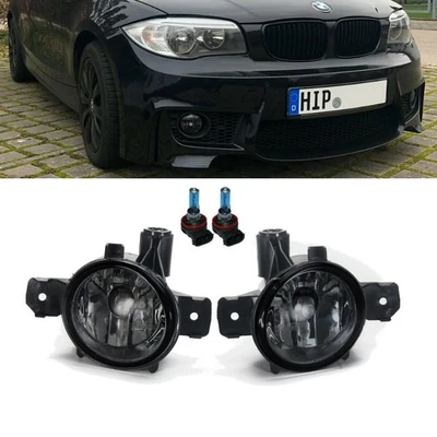Klarglas Nebelscheinwerfer Smoke Schwarz für BMW E81 E82 E87 E88 X1 E84 X5 E70 - Bild 1 von 4