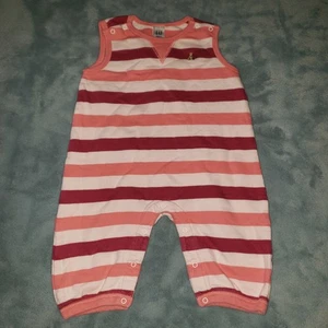 Vintage Baby Gap Neugeborener Teddybär EINTEILER 3-6 Monate ärmelloser Overall - Bild 1 von 6