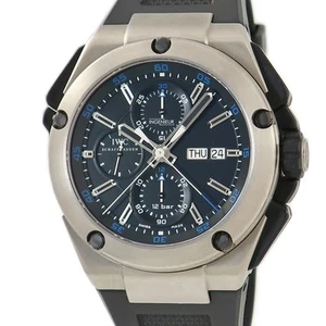 IWC Ingenieur Double Chronograph IW376501 Black Split Seconds Used HOUB-0 - Picture 1 of 7