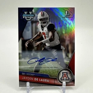 2023 Bowman Chrome U Prospect Auto Refractor #30 Jayden De Laura 442/499 Arizona - Bild 1 von 2