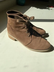 BDG WOMENS BROWN CASUAL OXFORD LACE UP SUEDE ANKLE LACE UP DRESS BOOT SIZE 8.0 - Picture 1 of 15