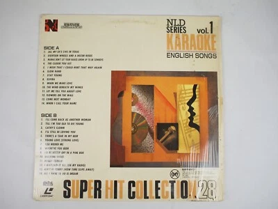 BMB KARAOKE System Laserdisc NLD SERIES Vol. 1 Super Hit Collection VG+ - Image 1 of 2