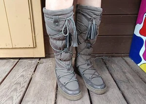 Tamaris Winterstiefel Gr 36 Damen Stiefel Stoff Winter Schuhe braun Frauen Mode - Bild 1 von 7