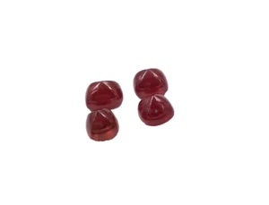 Natural Ruby Sugarlaof Cabochon Loose Gemstone For Jewelry - Bild 1 von 9