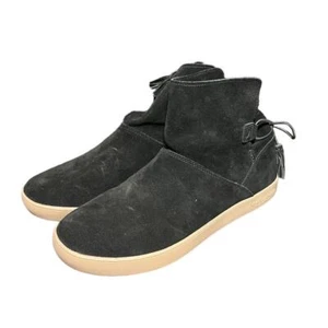 Koolaburra by UGG Skyller Black Boots Suede Gr. 11 Wildleder Schleife Quaste Booties - Bild 1 von 8