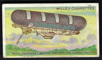 WILLS (O'SEAS) - AVIATION SERIES (ANON, NO CLAUSE) - #39 NULLI SECUNDUS - Image 1 of 2