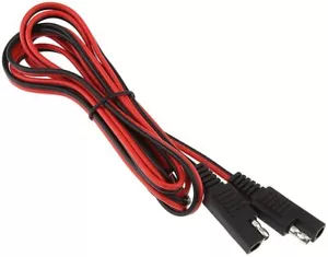 SAE Bullet Connector 2 Pin Plug Male to Male 18AWG 200cm 2m - Picture 1 of 3