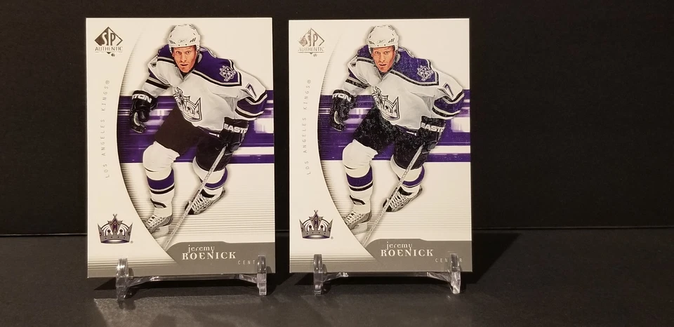 2 Lot 2005-06 SP Authentic #46 Jeremy Roenick Los Angeles Kings HOF - Image 1 of 2