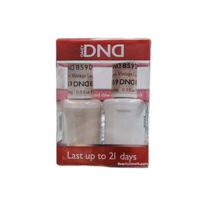 DND Duo Matching Soak-Off Gel & Nail Polish - #859 - Vintage Lace - Picture 1 of 2