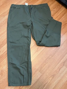 Carhartt B11 MOS Green Carpenter Dungaree Fit Canvas Duck Work,Mens 44 x 32 NWOT - Picture 1 of 7