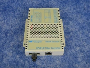 Omnitron 9330-1-11W FPoE+/S 10/100 PoE+ to 100 SM/SC/SF Tx1310/Rx1550/20km B,G52 - Picture 1 of 5
