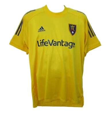 Мужская футболка Adidas Real Salt Lake размер Large желтая - Изображение 1 из 2