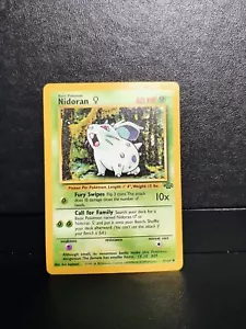Pokémon TCG Nidoran Base Set 2 82/130 Regular Unlimited Common - Picture 1 of 2