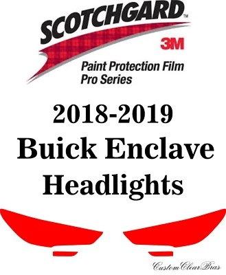 3M Scotchgard Paint Protection Film Pro Series Clear 2018 2019 Buick Enclave - Image 1 of 3