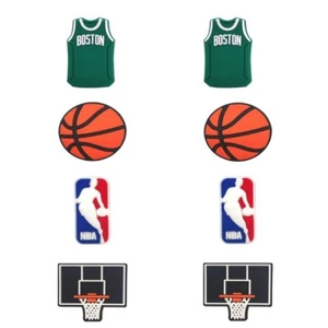 NBA Boston Celtics Basketball Team For Crocs Shoe Charms Jibbitz - 8 Pieces - Picture 1 of 1