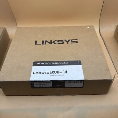 Linksys EA3500 Dual Band N750 Router with Gigabit and USB New Refurbished - Image 1 of 4