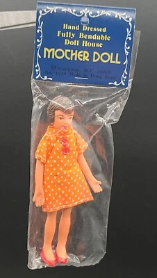 Casa de Muñecas Madre Shackman Vestida a Mano Miniatura Totalmente Flexible Nueva Foto 1 de 4