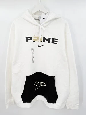 NEW Nike Men's Coach Prime Deion Sanders 2.0 White Pullover Hoodie 2XL XXL - Image 1 of 4