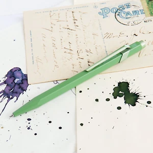 Caran d'Ache 849 Claim Your Style Ballpoint Pen - Clay Green - Picture 1 of 6