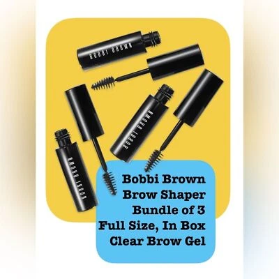 Bobbi Brown | Clear Brow Gel | Pack of 3 | Full Size | New in Box - Image 1 of 4
