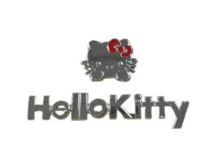 Hello Kitty Metal Emblem Badge Decals Car - Picture 1 of 2