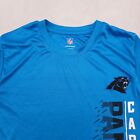 NFL Carolina Panthers Casual Graphic Long Sleeve Shirt Youth Boys Size L Blue