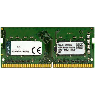 Kingston 4GB DDR4 2400 MHz PC4-19200 SODIMM 260-Pin 1Rx8 Laptop Memory RAM 1x 4G - Image 1 of 2