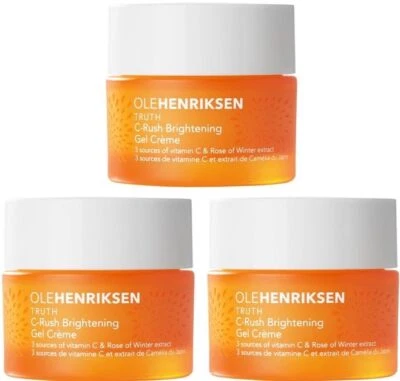 Ole Henriksen C-Rush Brightening Gel Creme 15 ml 0.5 oz 3 pack Brand New - Image 1 of 3