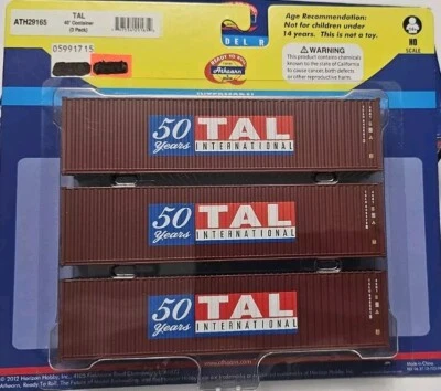 ATH29165 Athearn TAL 40' Containers - Image 1 of 2