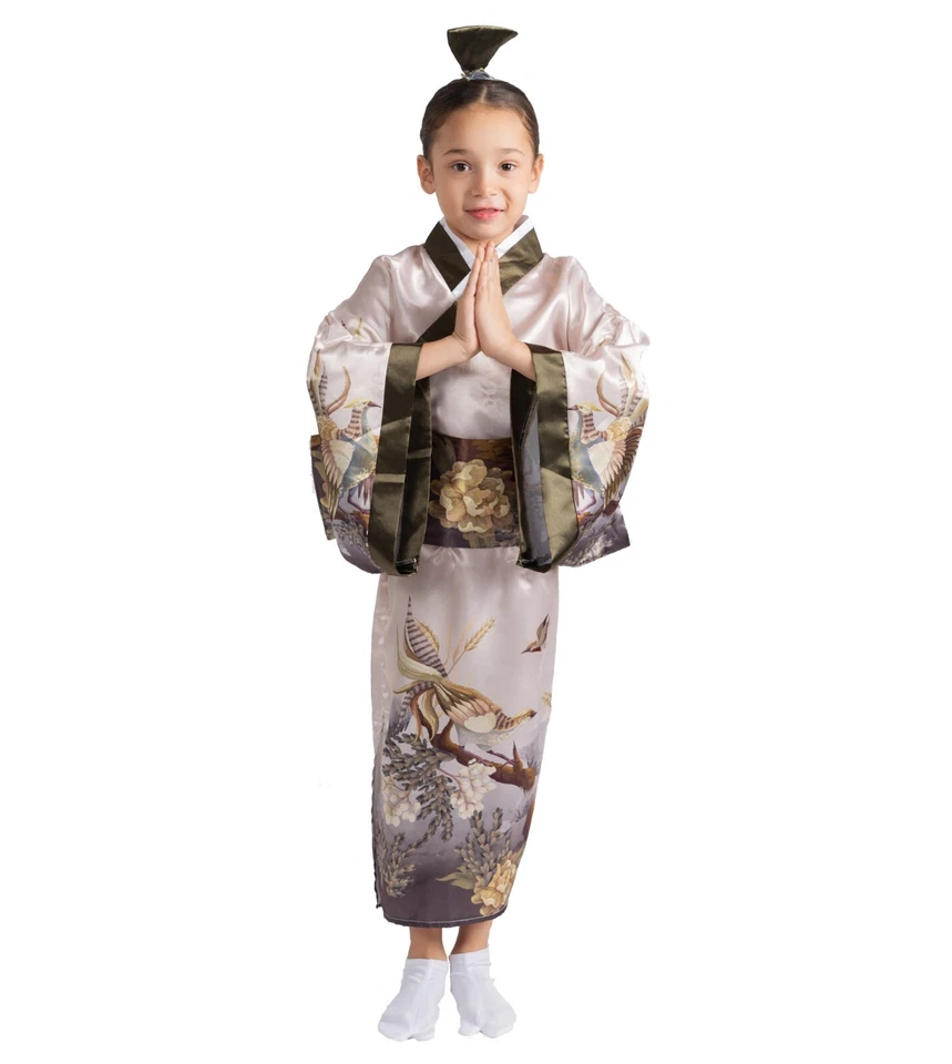 Dress Up America Japanese Kimono for Girls - Traditional Kimono Robe Costume Set - Image 1 of 3