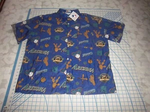 MENS XL MLB DIAMONDBACKS 25TH ANNIVERSRY SS BUTTON UP PROMO SHIRT - NWT - Picture 1 of 3