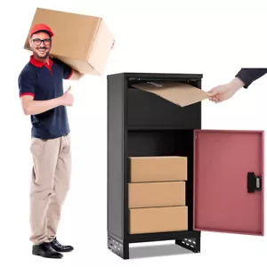 NAIZEA Package Delivery Boxes for Outside, Anti-Theft Lockable Parcel Drop Box - Picture 1 of 10