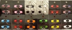 ICONOS INTERCAMBIABLES OAKLEY BATWOLF cromo diamante rojo naranja verde bandera de EE. UU. - Imagen 1 de 62
