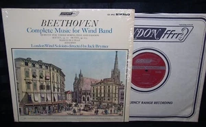 Beethoven: Complete Music for Wind Band, Jack Brymer~London ffrr CS-6442~ NM - Imagen 1 de 5