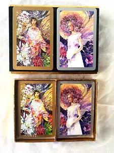 VTG..BEAUTIFUL WOMEN PAINTING..CONGRESS PLAYING CARDS..DOUBLE DECK..CASE..SEALED - Picture 1 of 3