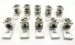 Lot of 10 Blackburn ADR21 Dual Rated Alum Mechanical 1 Hole Lugs #2/0-#14 AWG - Picture 1 of 6
