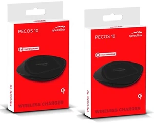 2x PACK Wireless Charger QI Ladegerät 10W Kabellos Induktive Ladestation Lader - Bild 1 von 5