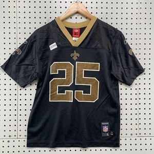 New Orleans Jersey #25 Reggie Bush Youth Boys Large 14-16 Black 18.5x24 - Picture 1 of 17