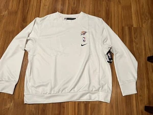 Nike Oklahoma City Thunder NBA Authentics Team Issue Sweater Men's Size XXL Tall - Picture 1 of 9