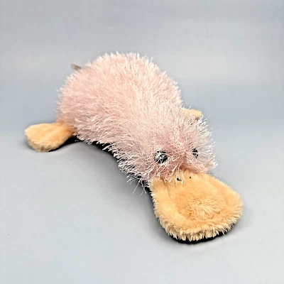 Ganz Webkinz Pink Googles Platypus 12" Stuffed Animal HM208 Eyelash Plush - Image 1 of 4